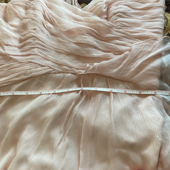 Amsale light pink silk dress - Picture 11 of 13